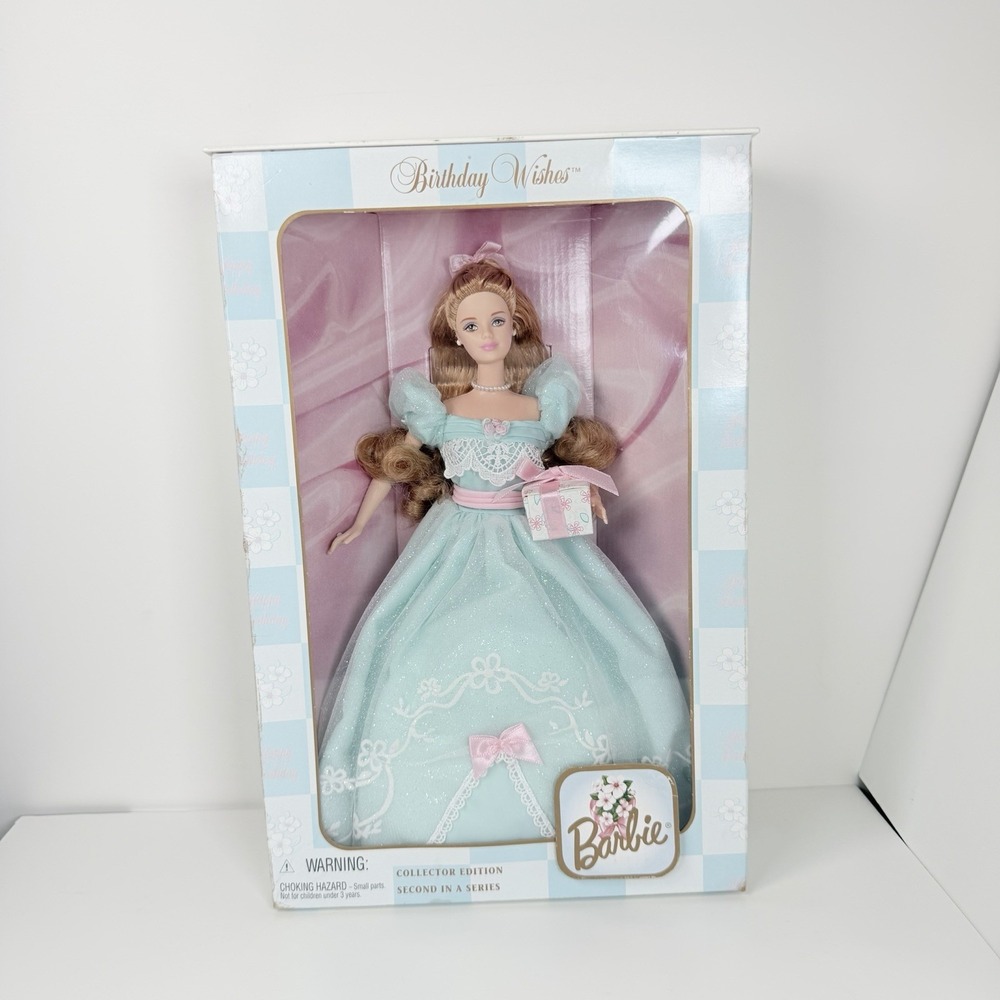1999 Birthday Wishes Barbie Collector Edition Mattel 24667 NRFB New in Box